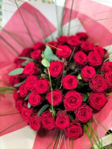 bouquet roses touchard fleuriste le mans