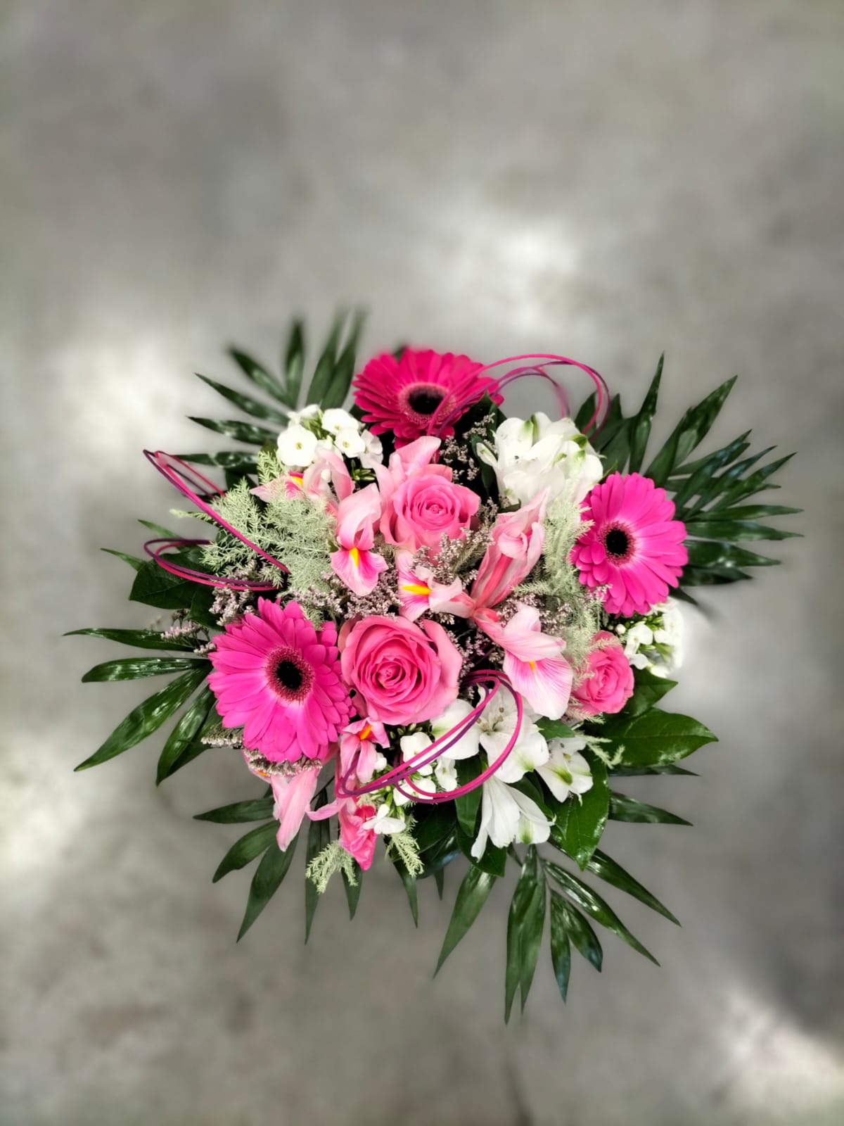bouquet girly fleuriste touchard sarthe