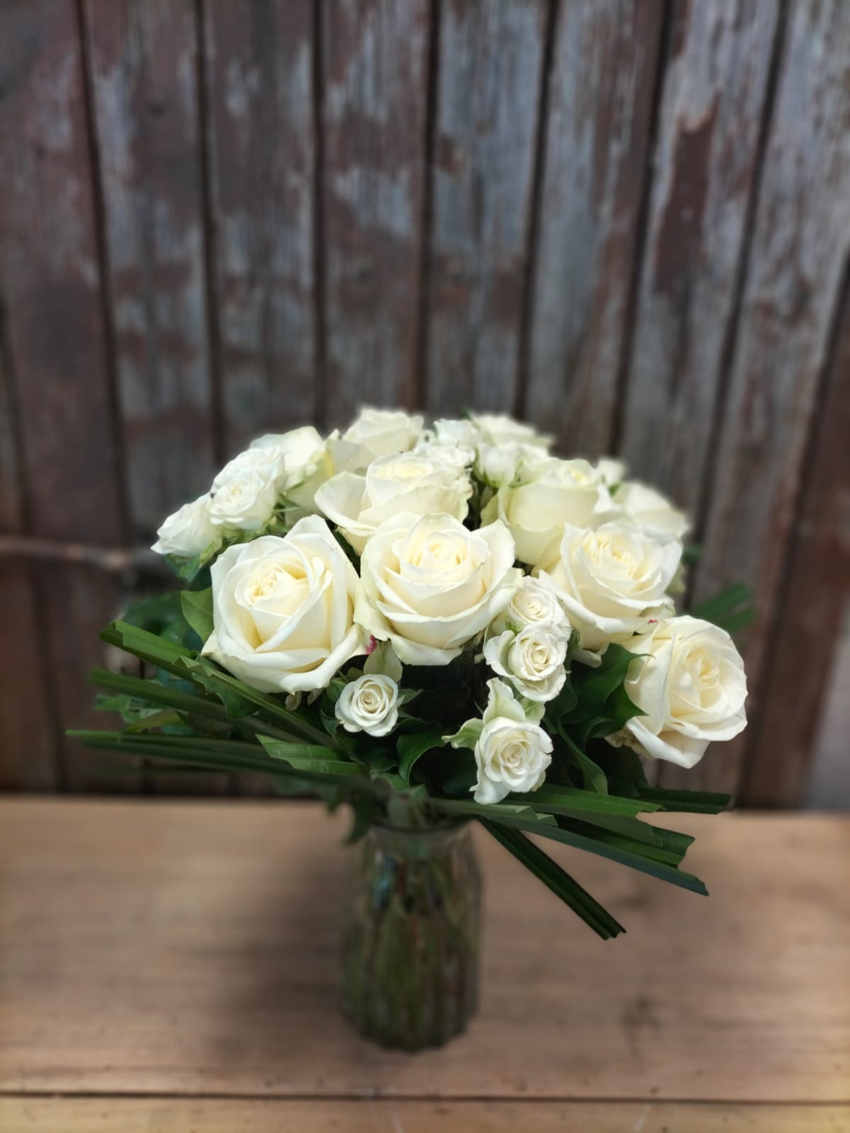 bouquet olympe fleurs blanches touchard le mans