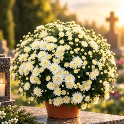 Chrysanthème pomponette