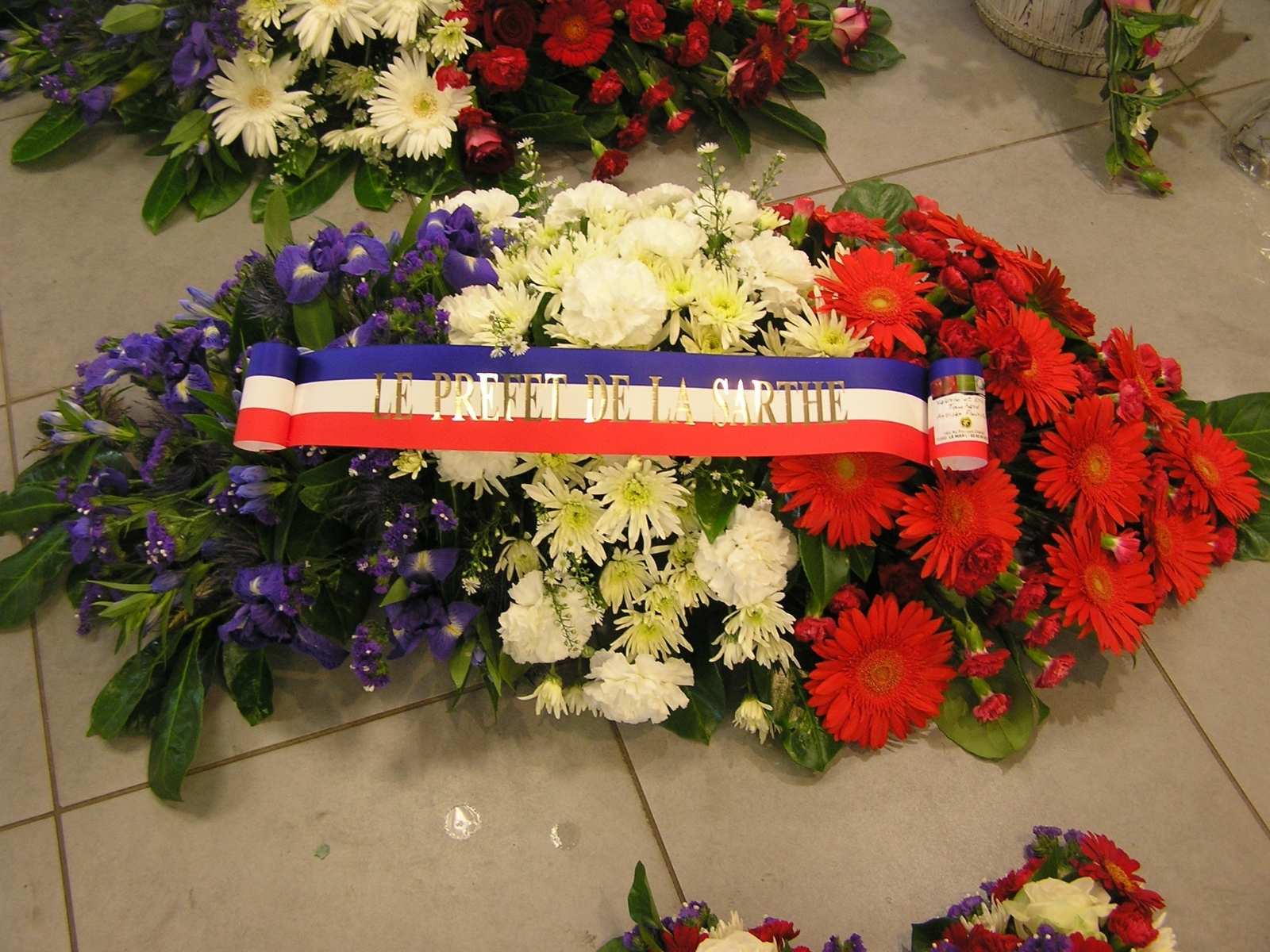 Fête nationale française : Composition raquette mémoire