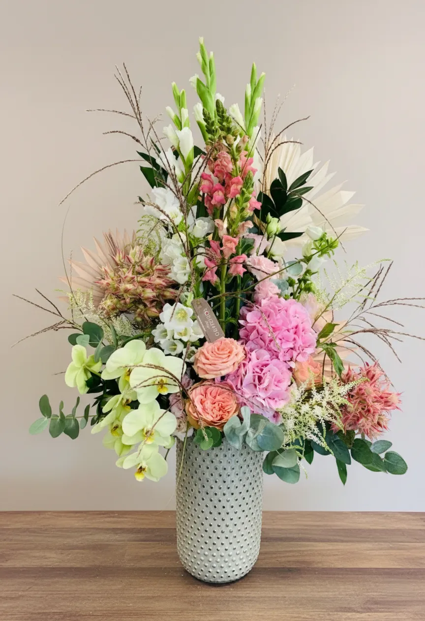 COMPOSITION EN HAUTEUR Rosée