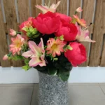 bouquet artificielle lysa