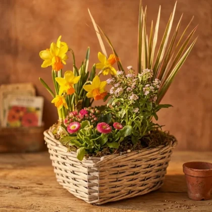 coeur plantes coloré