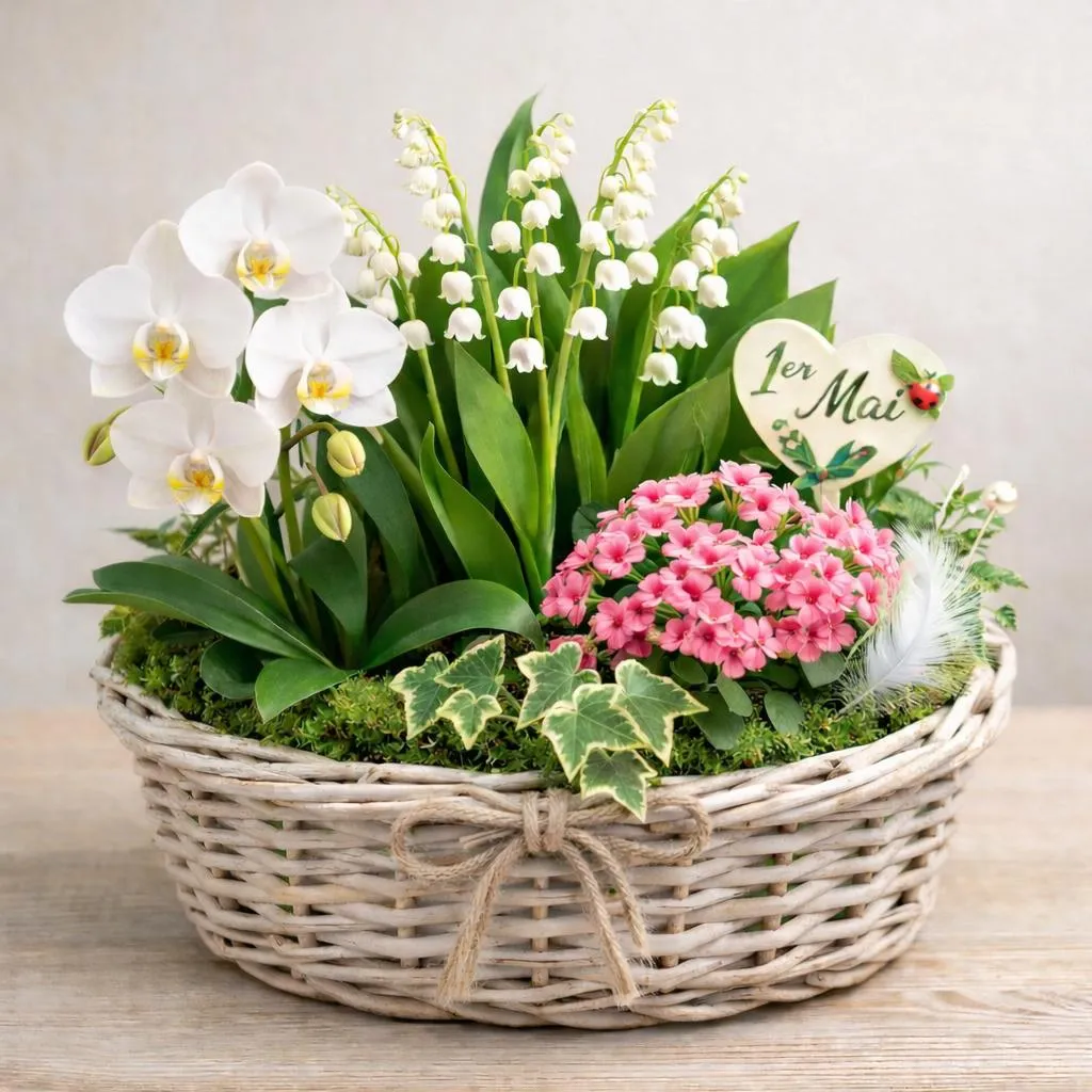 Composition de plantes 1er Mai