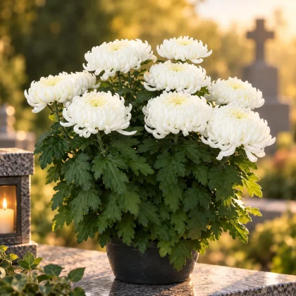 Chrysanthème à grosse tête